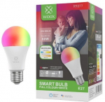 LED bulb E27, 230V, 10W, 806lm, 2700K - 6500K, CCT, RGB, smart Zigbee 2 MQTT, TUYA, WOOX