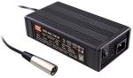 Battery Pb, Li-ion Charger 27.6V 12A, XLR, PFC, MEAN WELL