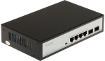 PoE Switch TC-P3S06 SPEC:H/0402/AT/60 4-Port + 2x SFP TIANDY