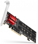 Axagon PCIe 2x NVMe M.2 Controller Card PCEM2-ND