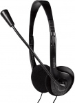 LogiLink Stereo Headset with Eco-Friendly Packaging, Dual 3.5mm Jack