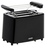 Mesko | Toaster | MS 3220 | Power 750 W | Number of slots 2 | Housing material Plastic | Black