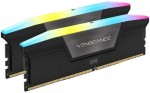 CORSAIR VENGEANCE RGB 96GB (2x48GB) DDR5 5200MT/s CL38 Memory Kit, Black