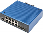 Digitus 8+2P Industrial Gigabit Ethernet PoE Switch L2
