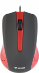 Yenkee USB wired mouse, 3 buttons, rubberized surface