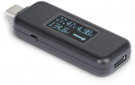 StarTech.com USB-C Power Tester, Bi-Directional Digital Voltage/Current - USB-C power tester - digital multimeter, bi-di