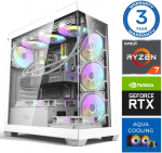 INTOP AQUA Ryzen 7 8700F 16GB DDR5 1TB SSD M.2 NVME+2TB RTX5050 8GB no-OS