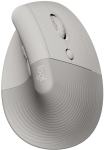 Logitech Lift Vertical Ergonomic Mouse, Gray (910-007771)