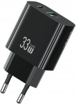Usams Charger T65 33W 1xUSB-C 1xUSB-A fast charging