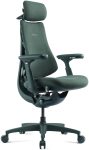 LiberNovo Omni ergonomic chair, active backrest, massage - green