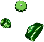 Ascher Racing Knob Kit Pro &ndash; Maniti Green