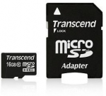 CARD 16GB Transcend MicroSDHC