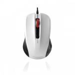 ModeCom MC-M9.1 Optisk Kablet Sort Hvid