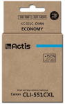 Actis KC-551C Ink (replacement for Canon CLI-551C; Standard; 12 ml; cyan)