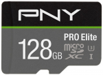 SD MicroSD XC Card 128GB PNY Pro Elite R100MBs W90MBs reta