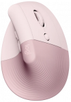 Logitech Lift Ergonoomiline Hiir, juhtmevaba, DARK ROSE