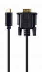 GEMBIRD USB-C to VGA-M adapter 2m blac