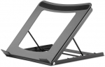 Manhattan Laptop and Tablet Stand, Adjustable (5 positions), Suitable for all tablets and laptops up to 15.6", Portable