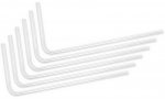 EK Water Blocks EK-Loop Hard Tube 16/12mm acrylic, bent 90 degrees - 80cm, 6 pieces