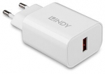 LINDY USB Typ A Charger 18W, wei&szlig;