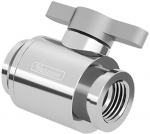 Barrow Ball Valve (10mm) G1/4 Zoll Kugelhahn, silber - silber