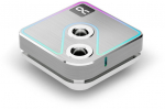 Alphacool Core 1 Aurora ARGB CPU Water Cooler - Silver