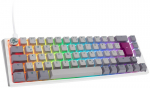 Ducky One 3 Mist Grey SF 65% Gaming Keyboard, RGB, MX Ergo Clear, DE Layout
