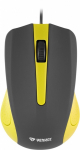 Yenkee USB wired mouse, 3 buttons, rubberized surface