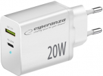 Esperanza EZC105W mains charger 20W White