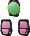Sunnylife A3S-FI925CPL adjustable lens filter, CPL+ND8+ND16 for AIR 3S 3pcs