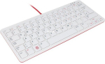 Official Raspberry Pi keyboard white/red DE incl. 3-port USB hub