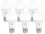 LEPRO 100092-WW-EU-6 A60 E27 7W 2700K Dimmable LED Bulb, 6-Pack