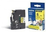 Brother | TZe-611 Laminated Tape | Black on Yellow | TZe | 8 m | 6 cm