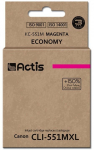 Actis KC-551M Ink (replacement for Canon CLI-551M; Standard; 12 ml; magenta)