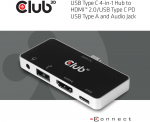 CLUB 3D USB TYPE C 3.1 GEN 1 TO HDMI 2.0