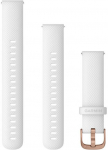 Garmin watch strap Venu 2S 18mm, white/rose gold