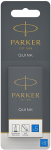 Quink pen refills, long cartridges, blister pack x 5