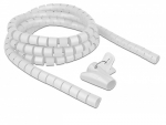 Delock Spiral Hose with Pull-in Tool 2.5 m x 20 mm white