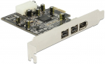 Delock Card PCI express firewire 2X1394B+