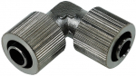 11/8mm (8x1,5mm) L hose connector - compact - black nickel