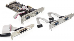 Delock PCI Express Card > 4 x Serial, 1 x Parallel
