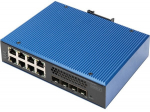Digitus Industrial Gigabit Ethernet Switch 8x RJ45 + 4x SFP+