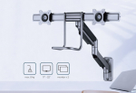 Gembird Wall monunt 2 monitors 17-32 inch 8kg