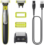 Philips OneBlade Face + Body QP2834/23, 1x Original blade, 1x 360 blade, 5-in-1 comb (1,2,3,4,5 mm), 60 min run time/4ho