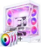 Phanteks NV9 E-ATX Case, Tempered Glass, ARGB - Matte White