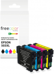 Freecolor Patrone Epson 503XL Multipack BKCMY 12ml3x11ml remanufactured