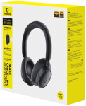 Wireless Bluetooth 6.0 Noise Cancelling Headphones Bass BH1 NC, Black