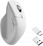 Keychron M6S-B72 M6 wireless optical USB mouse, white