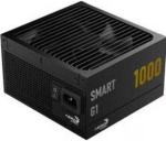 AeroCool Smart G1 80 PLUS Gold PSU, PCIe 5.1, ATX 3.1, 1000W, black