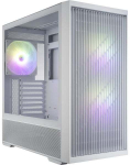 FSP M330 ATX Mid Tower PC Case (White, Tempered Glass)